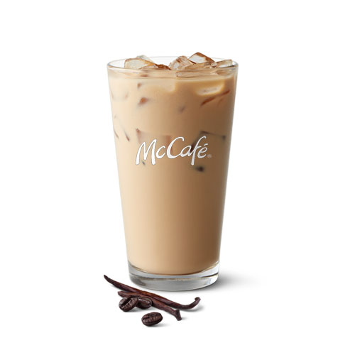 iced vanilla latte